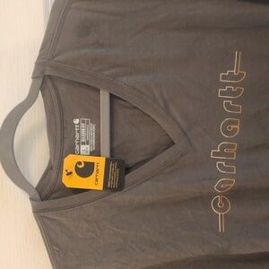 Carhartt Women's Olive V-Neck Tee